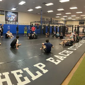 Kickboxing training