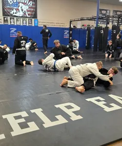 Kickboxing training