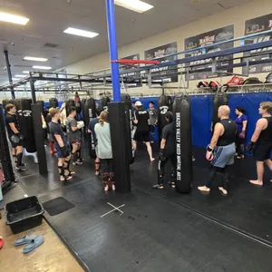 Kickboxing training