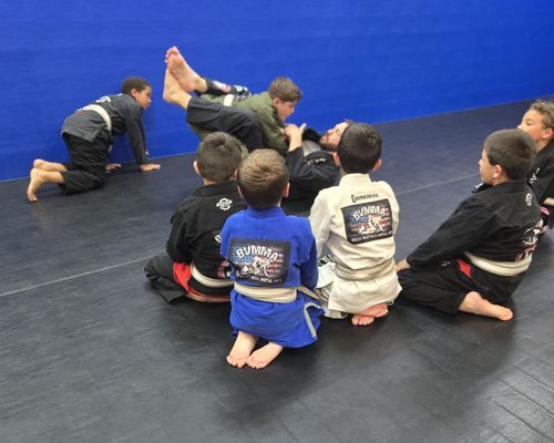Youth Brazilian Jiu-Jitsu training